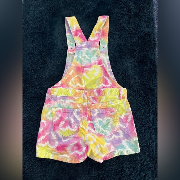 Children’s Place Colorful Tie-Dye Kids Overalls - Picture 3 of 4